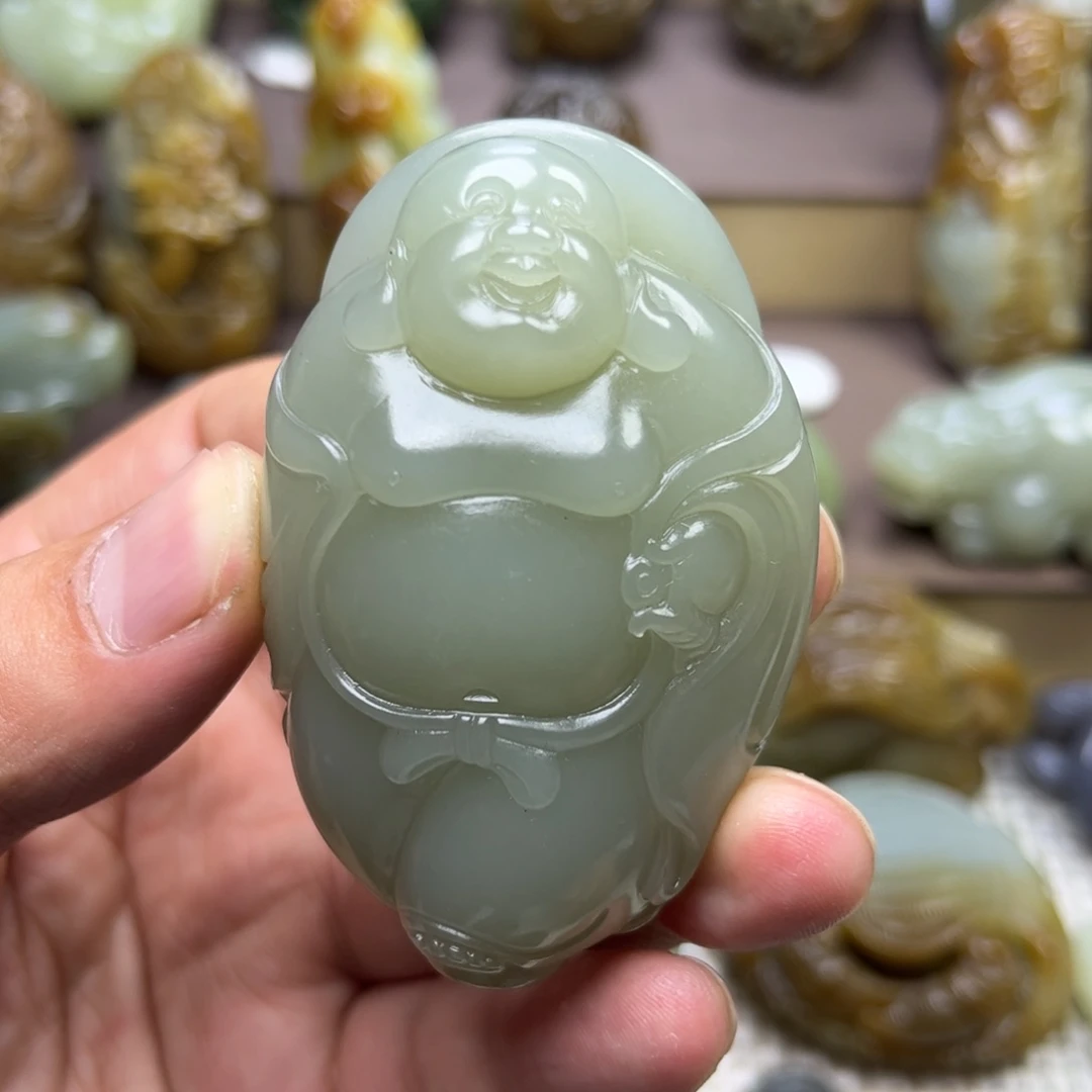 和田玉把件未镶嵌旺*