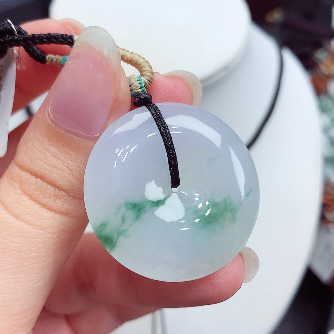 翡翠未镶嵌颈饰翡翠24，30.5/5.8