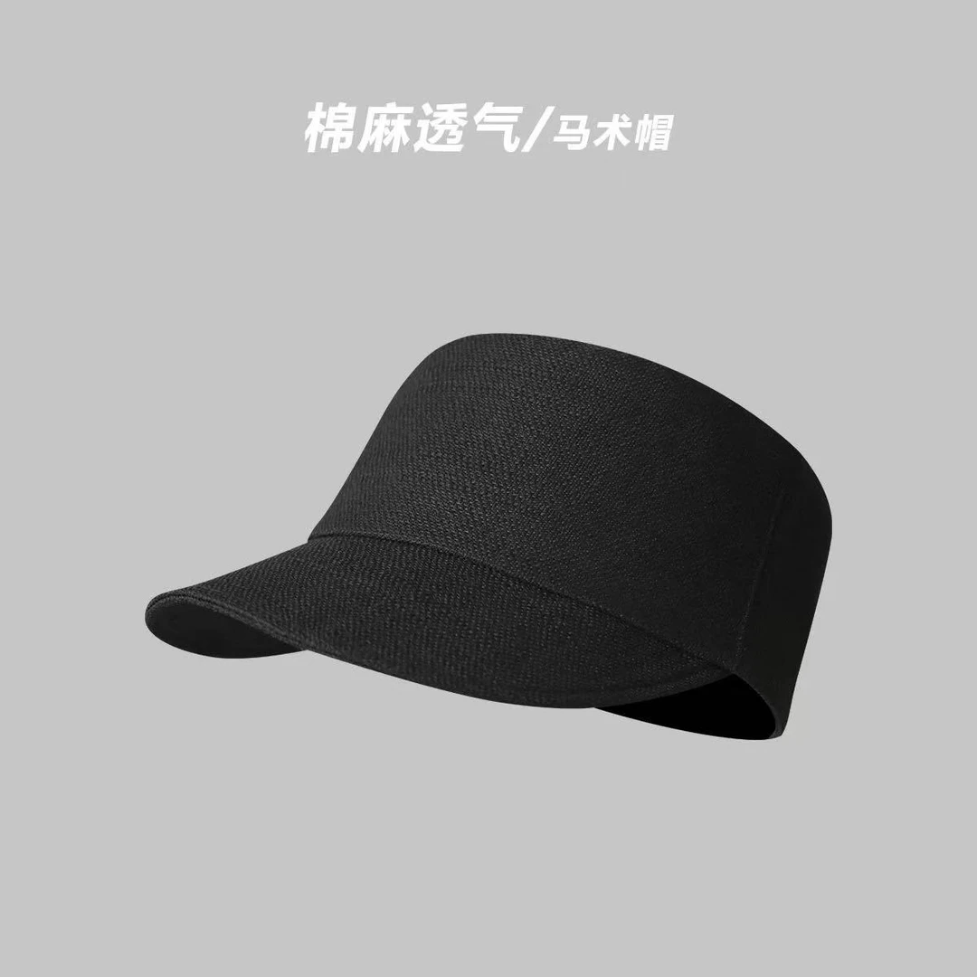 LMM日系复古风马术帽女极简清透显脸小盆帽时尚百搭