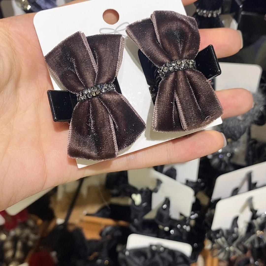 皮质铁合金刘海抓