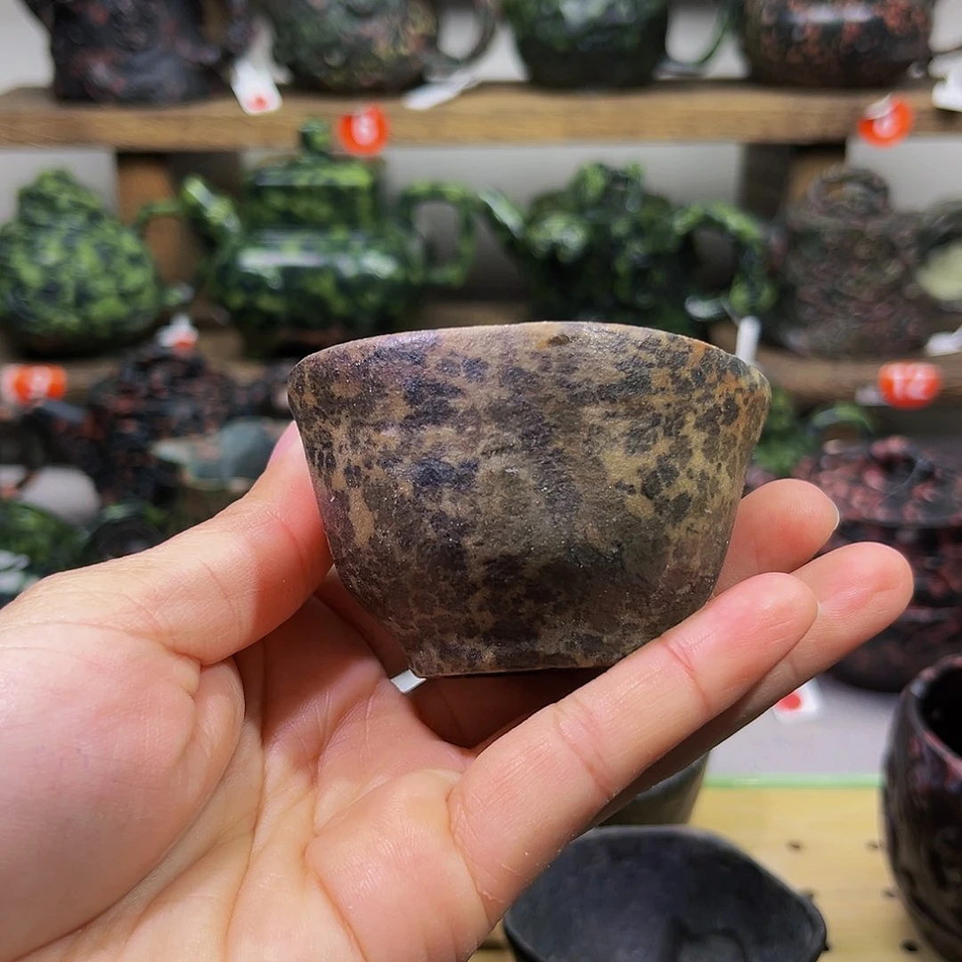 石材石冰岩主人杯微瑕