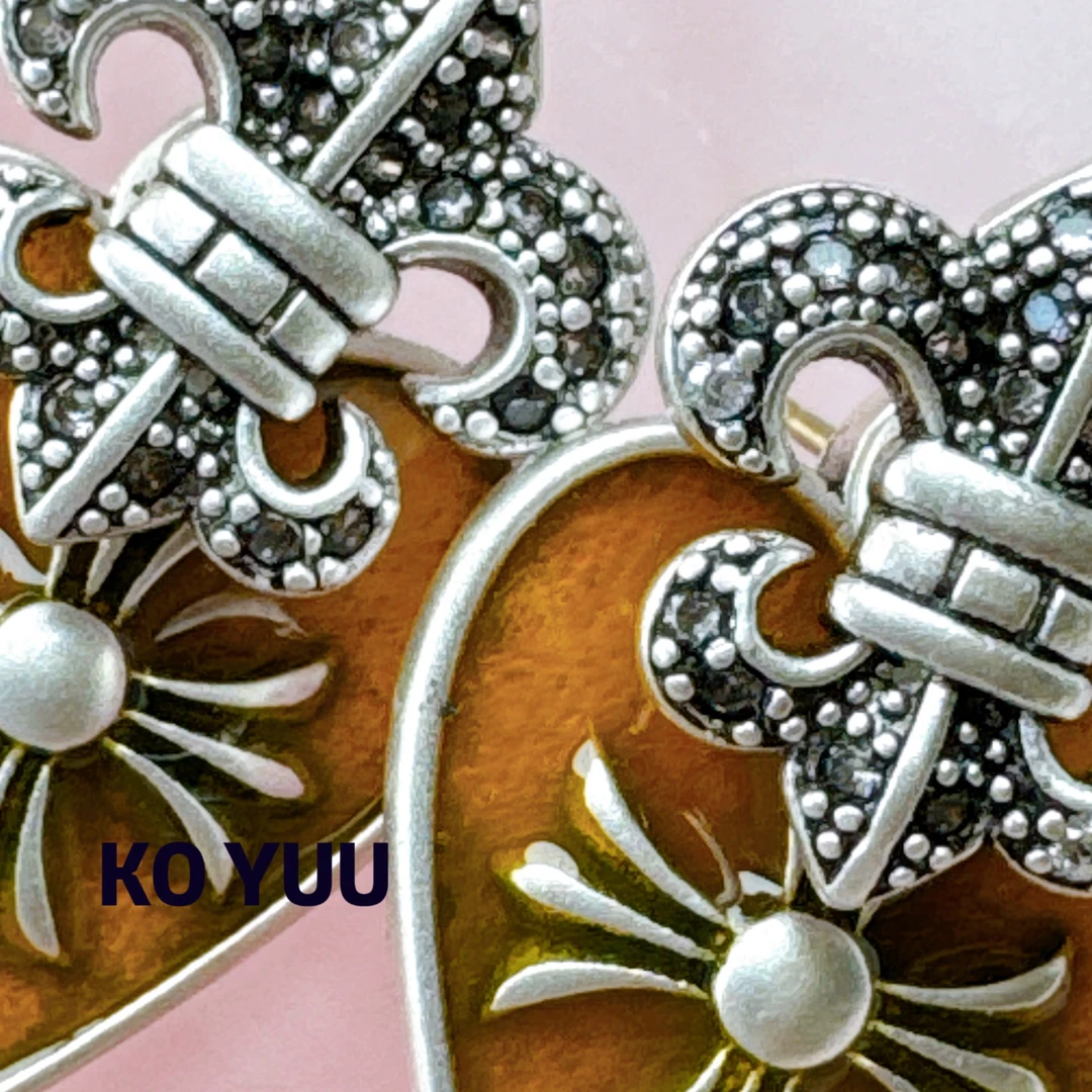 铜合金锆石耳饰 【雨桐高奢饰品】耳环KY00726