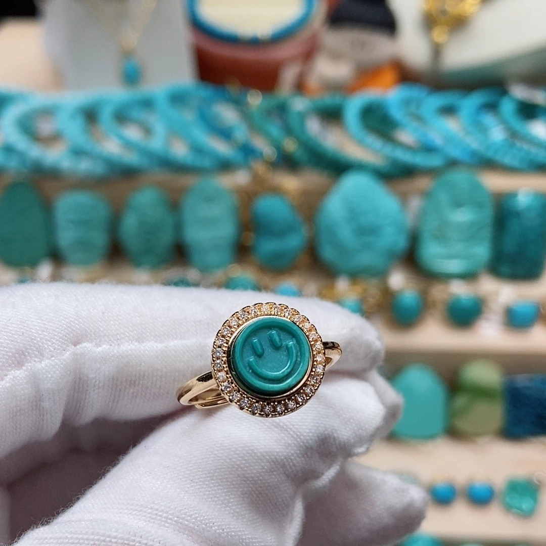 未镶嵌绿松石配饰