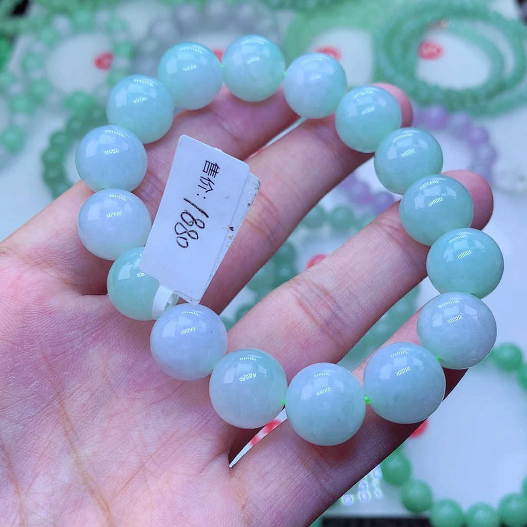 翡翠未镶嵌毛衣链