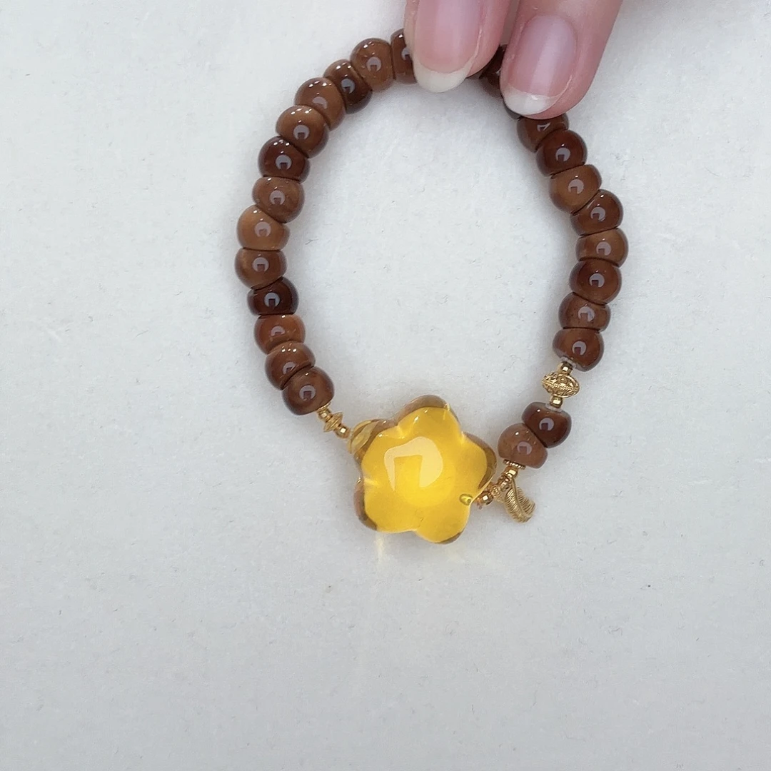 琥珀未镶嵌颈饰星星库克