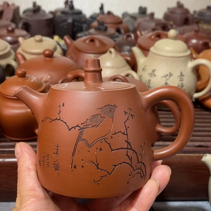 紫砂茶壶微瑕处理一把