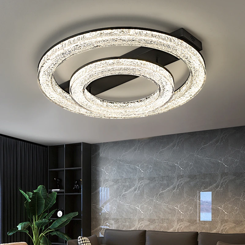 意式轻奢树脂客厅灯简约现代护眼主卧室灯全屋树脂吸顶灯中山灯具