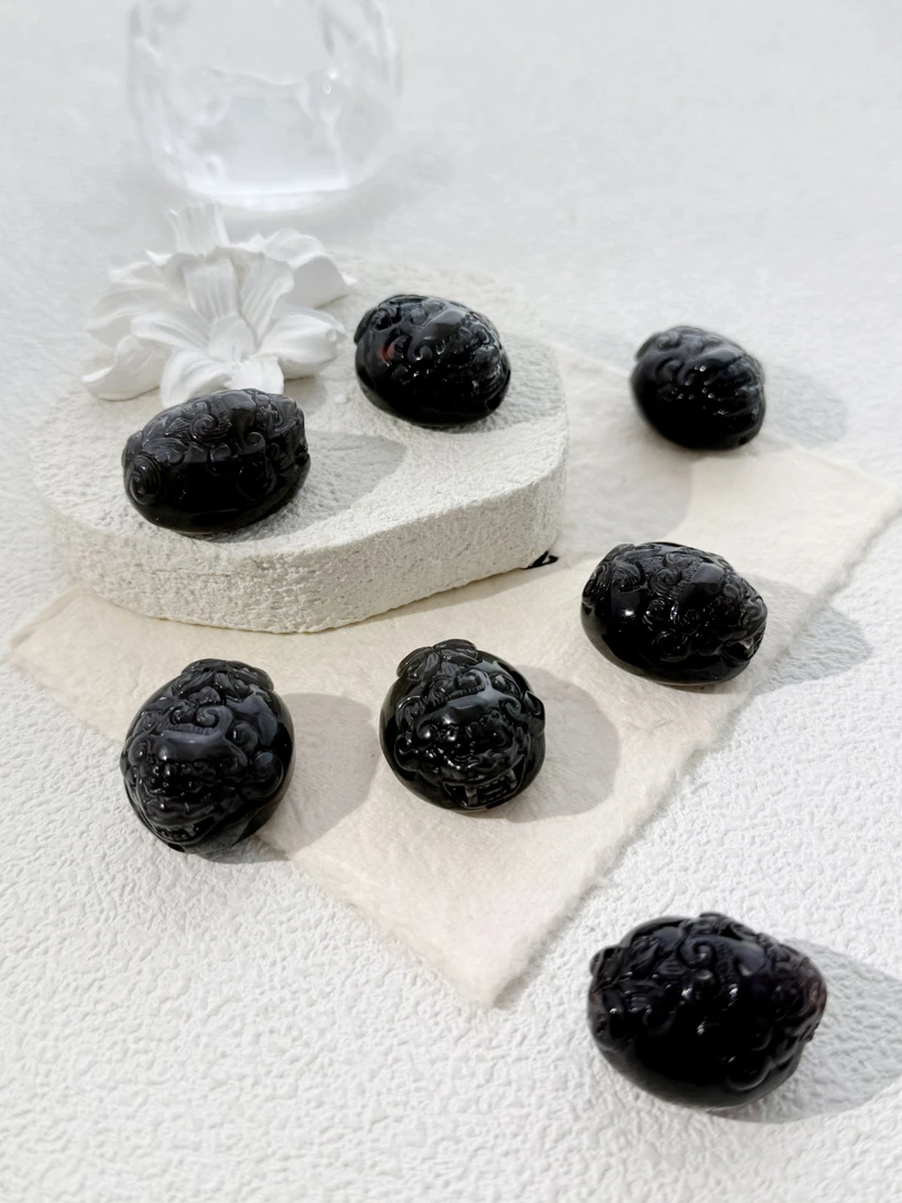 冰曜精雕刻貔貅 B751 多样性发其一/1个