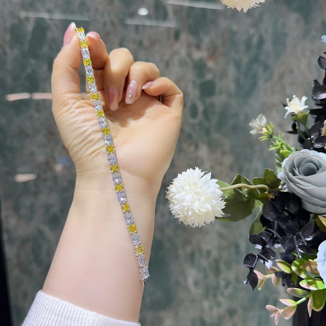 合成经典尊享间镶黄手链Y566