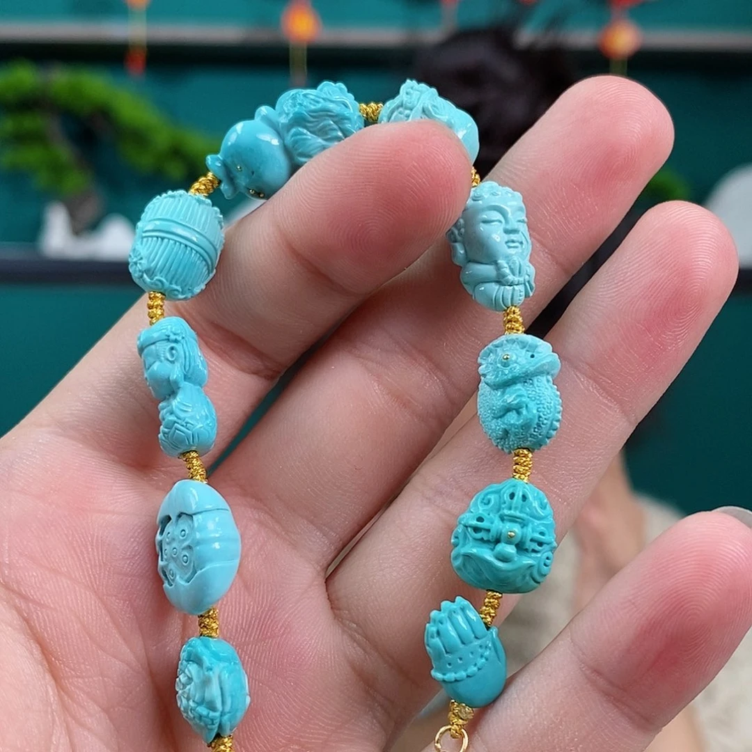 绿松石珠宝奇石未镶嵌