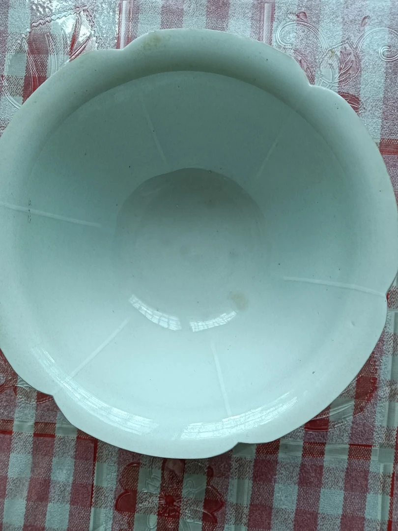 湖田窑花口高脚碗