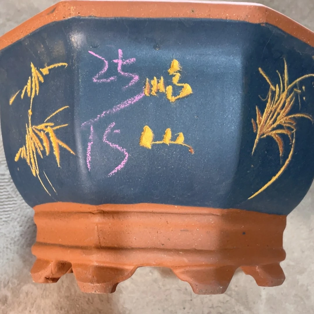紫砂花盆紫砂等传统工艺制作