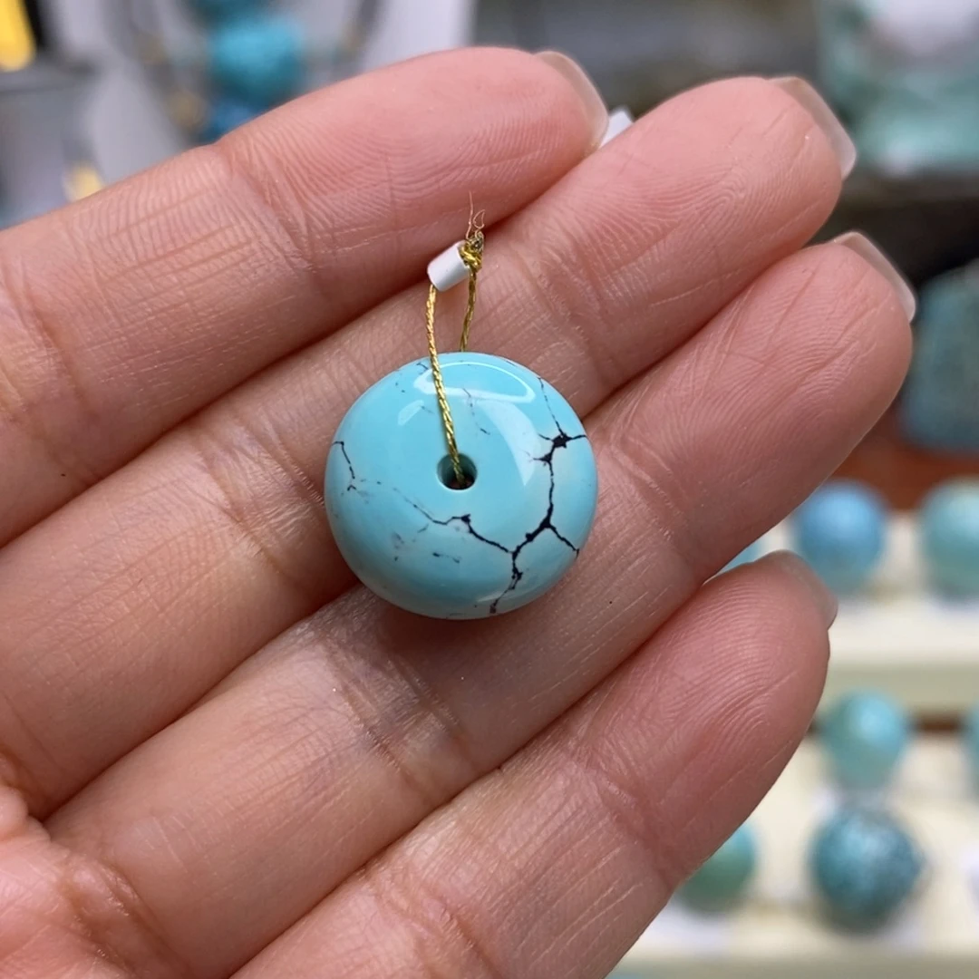 绿松石未镶嵌珠宝奇石14,4×8.4