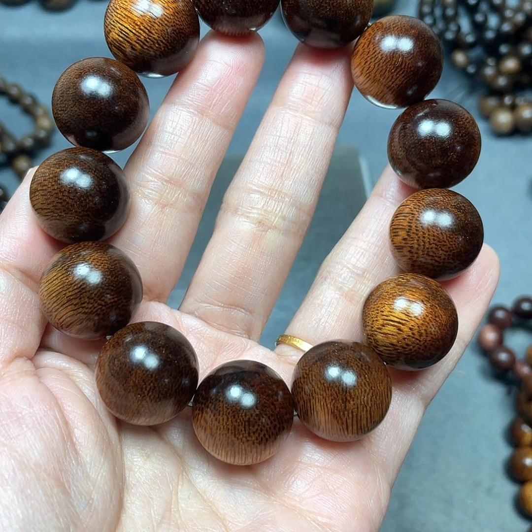 沉香手串富森红土1.8