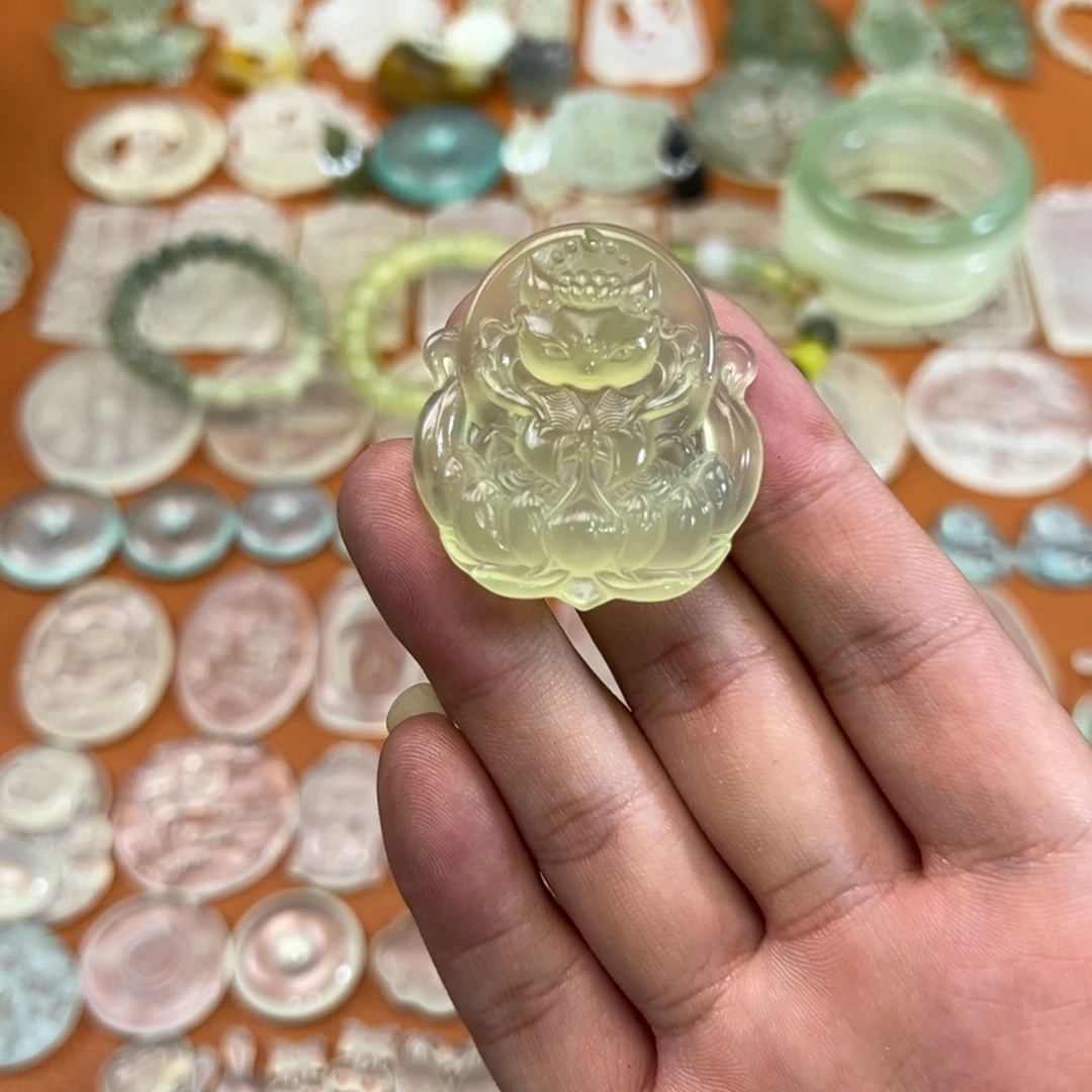 蛇纹石玉未镶嵌多样性随机发一