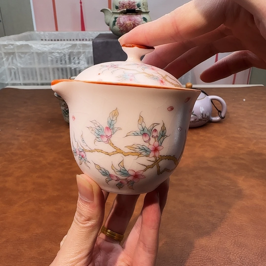 初颜茶器闪购商品链接春日桃花手抓