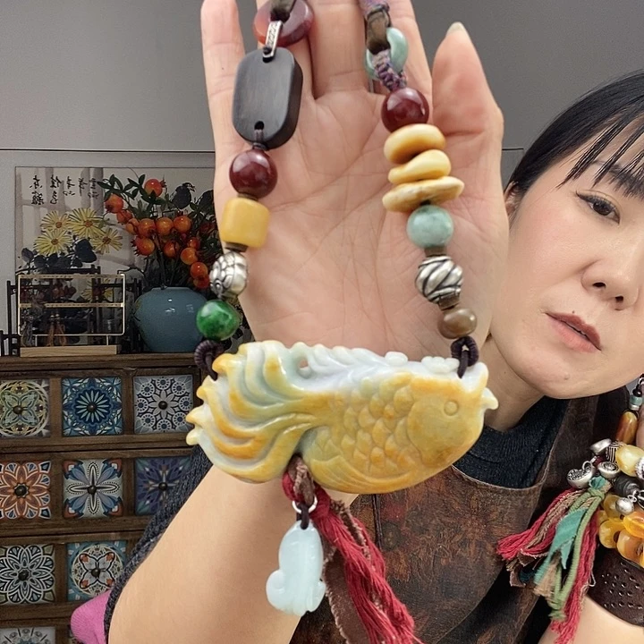 翡翠项链未镶嵌项链