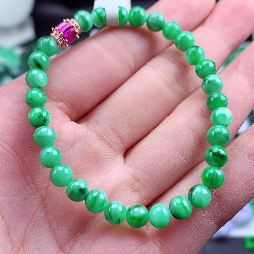 未镶嵌手链翡翠手串