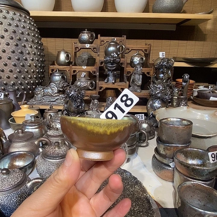高温柴烧陶泥主人杯