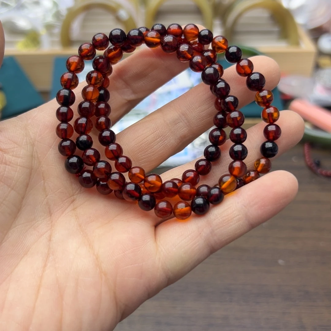 血珀未镶嵌手链921