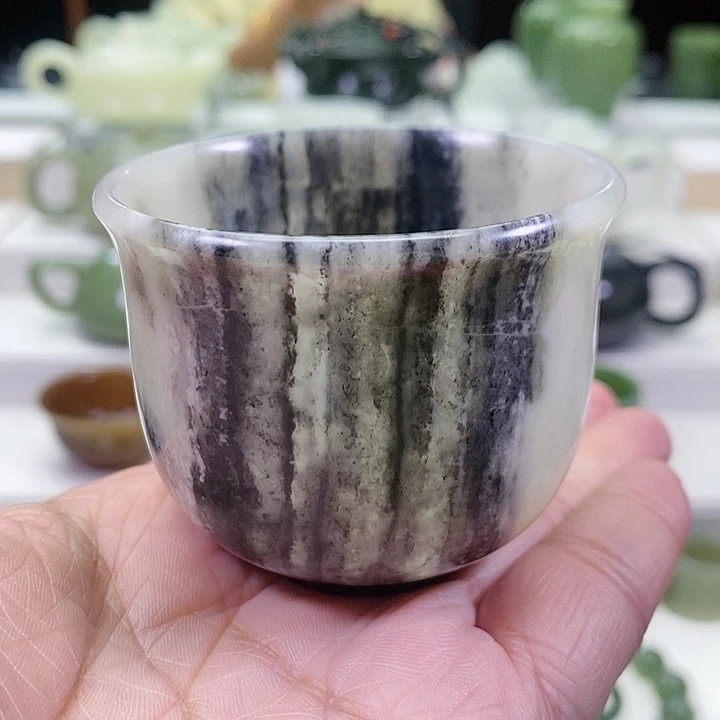 未镶嵌和田玉挂件茶杯95ml