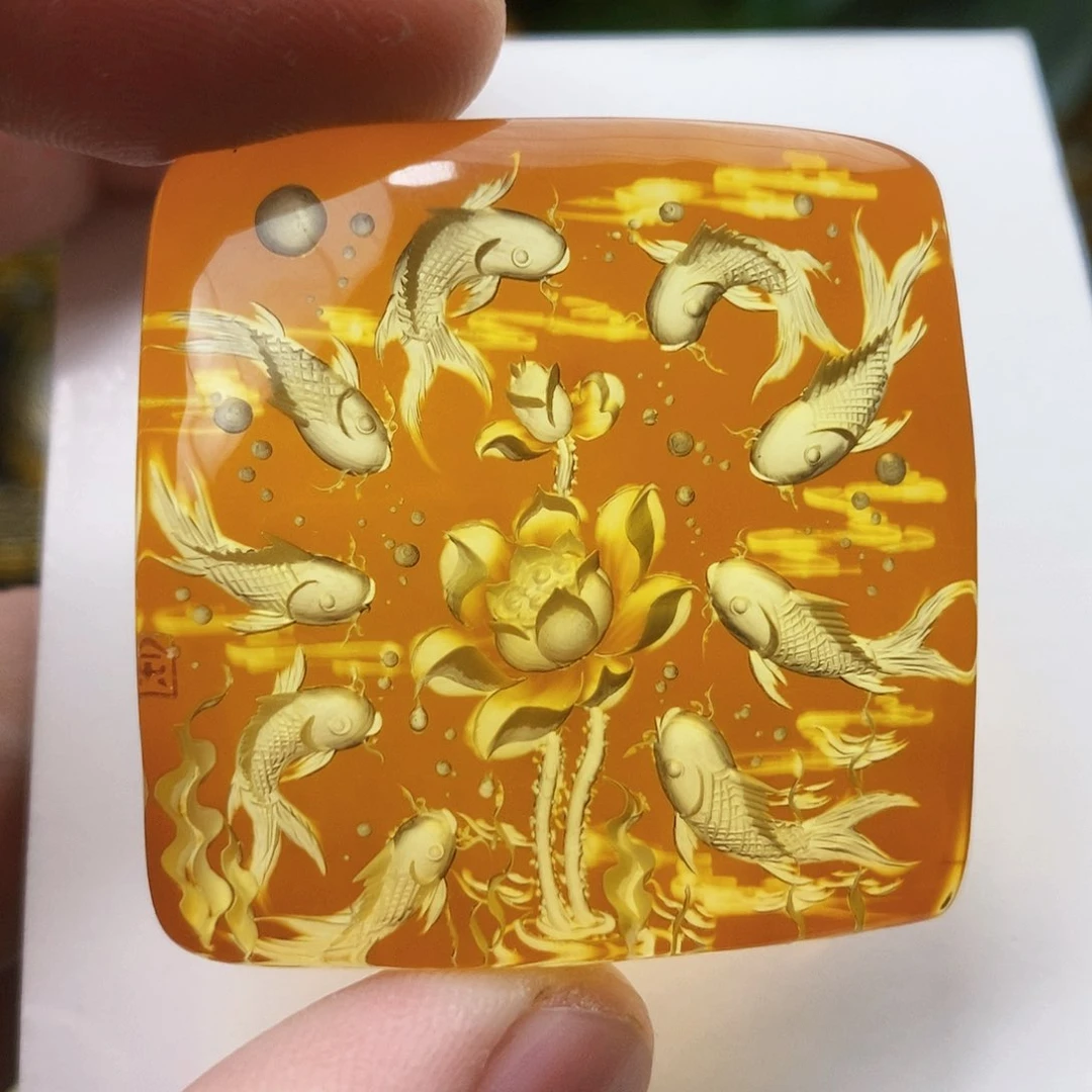 【闪购商品】金珀吊坠(不含链)未镶嵌