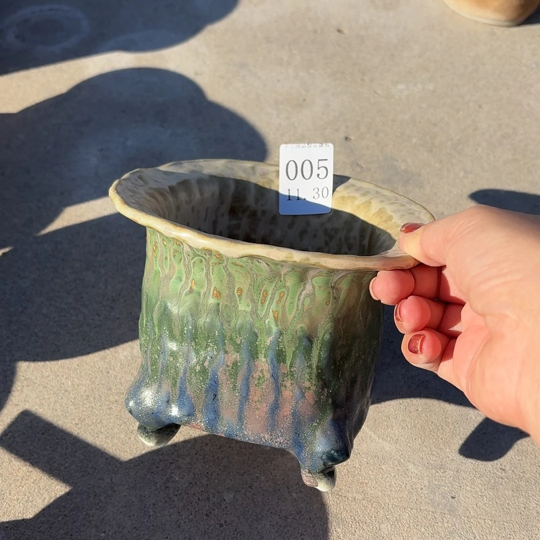 瓷片景德镇陶瓷手工制作口11高12