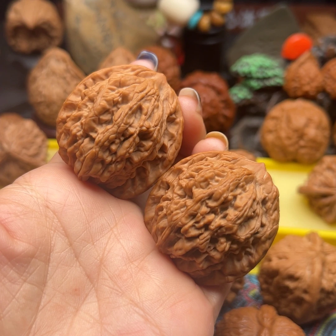 文玩核桃吊坠全品麦穗虎头41