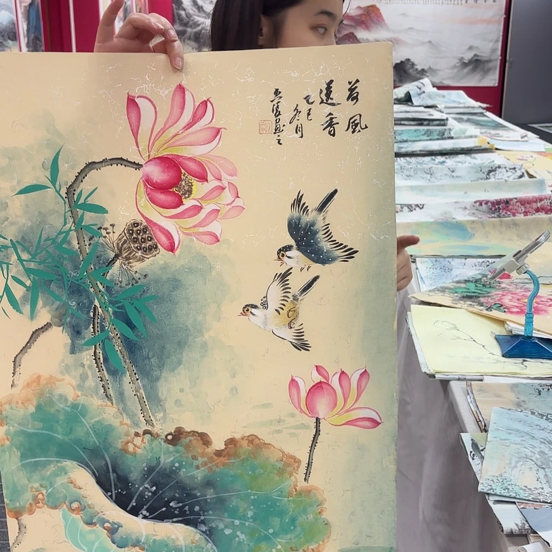 国画国画作品纯手绘