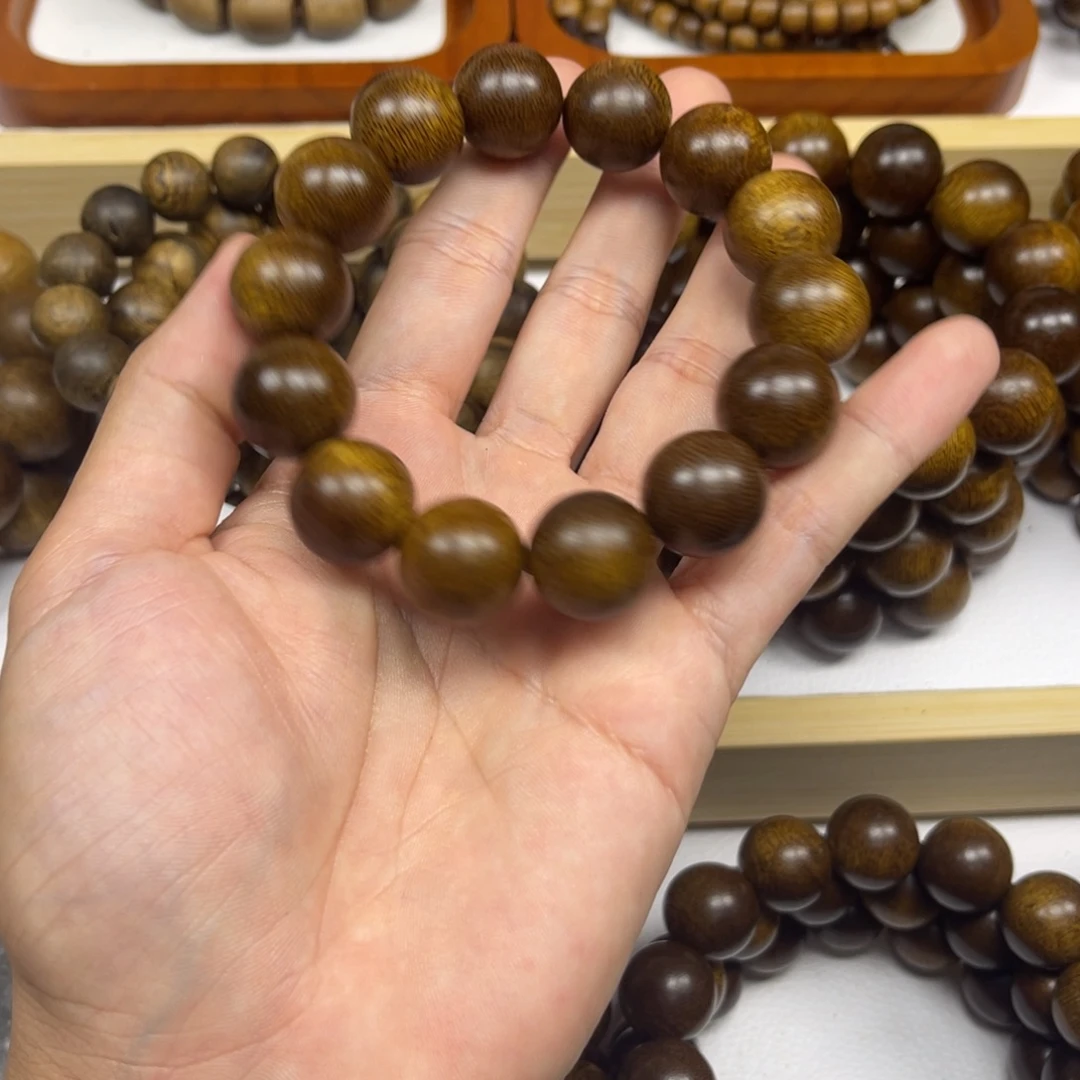 我***阳手串沉香越南芽庄黄棋楠1.6
