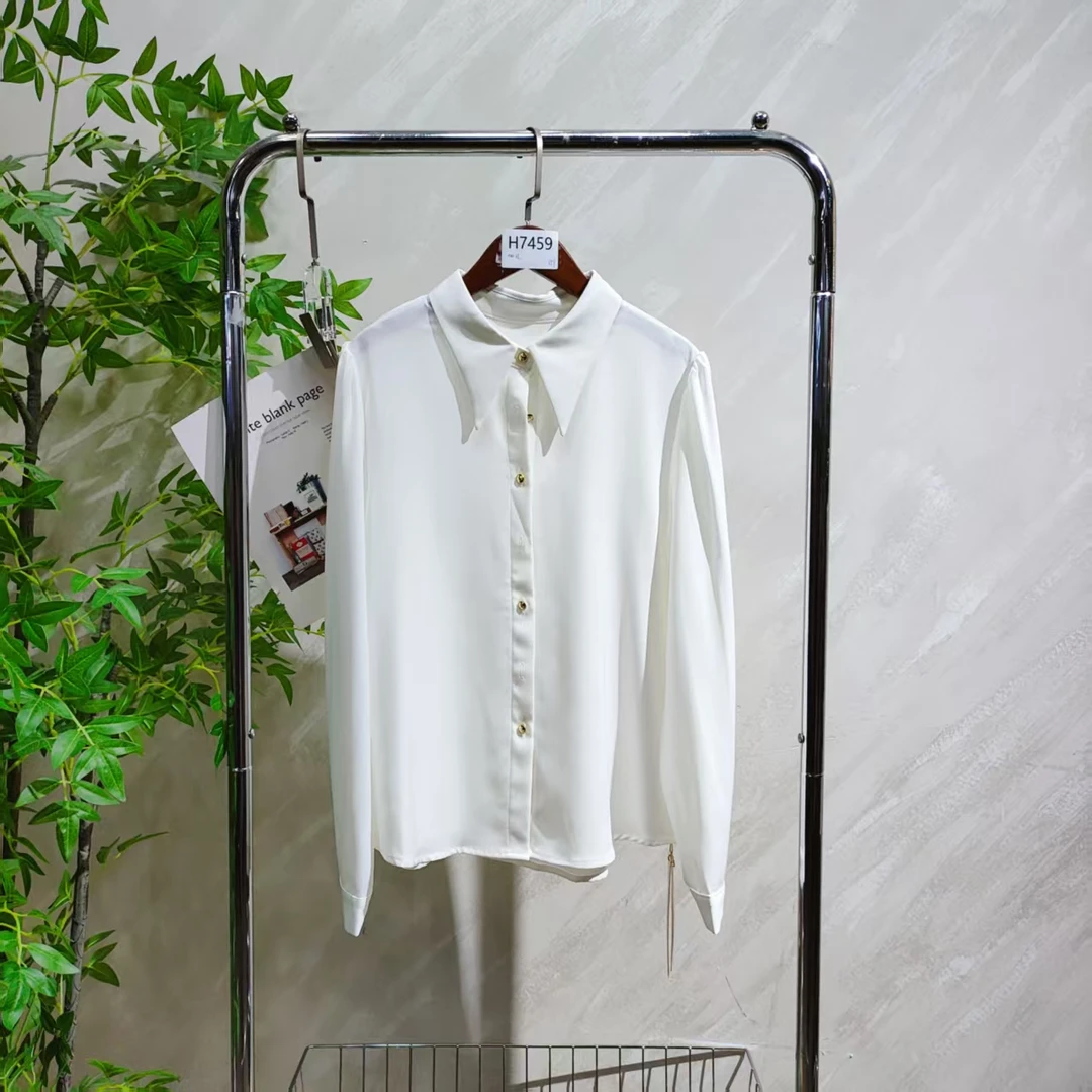 【H7459】 女士气质轻奢百搭衬衣