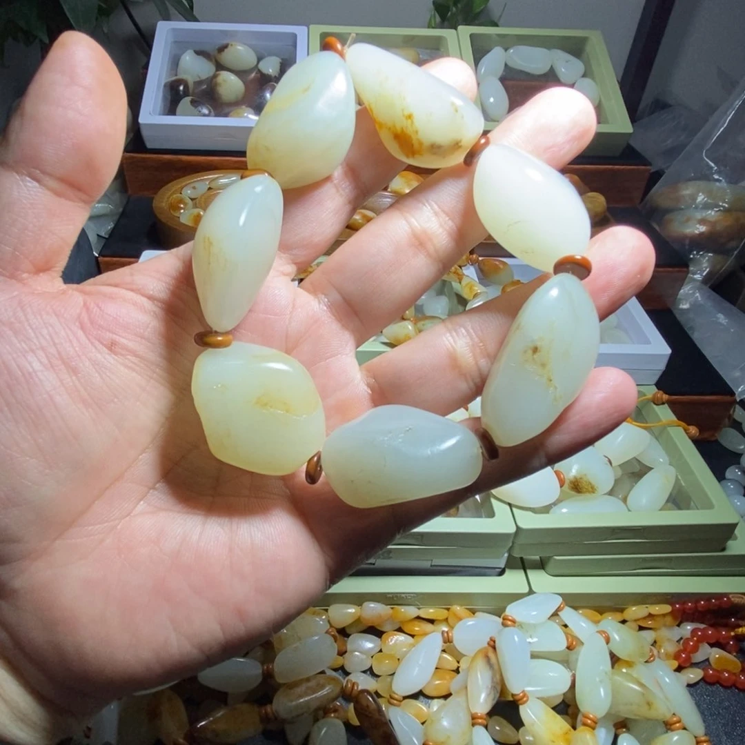天***司手串未镶嵌和田玉
