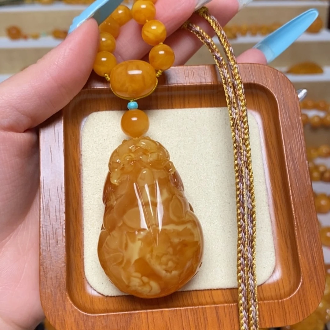 【闪购商品】未镶嵌颈饰蜜蜡项链