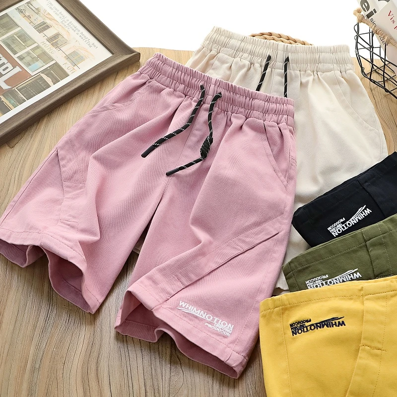 男童夏季短裤2025新款儿童宽松运动五分裤中大童休闲裤纯棉工装裤