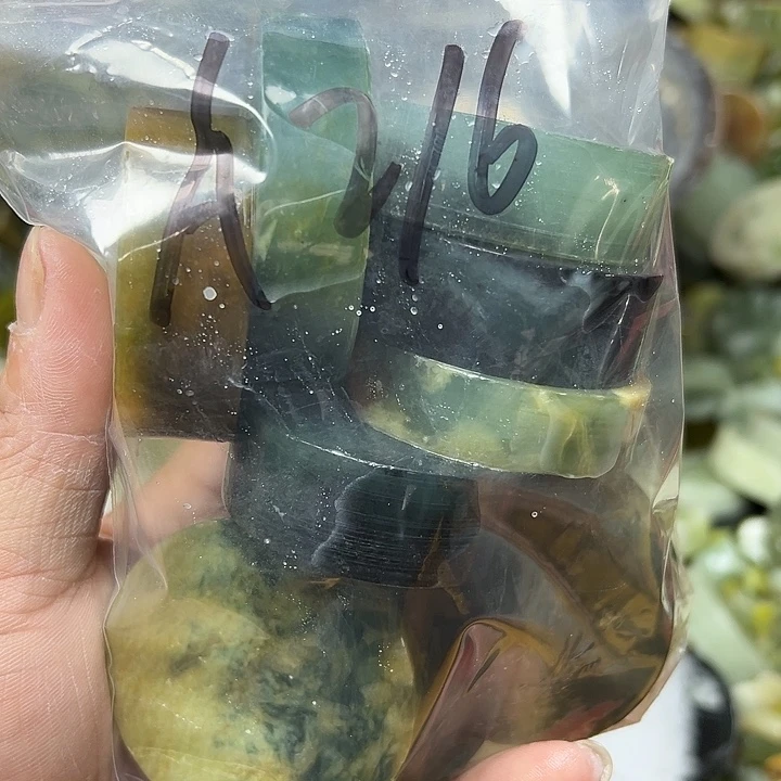 A***a蛇纹石玉未镶嵌鱼缸石，盆景石