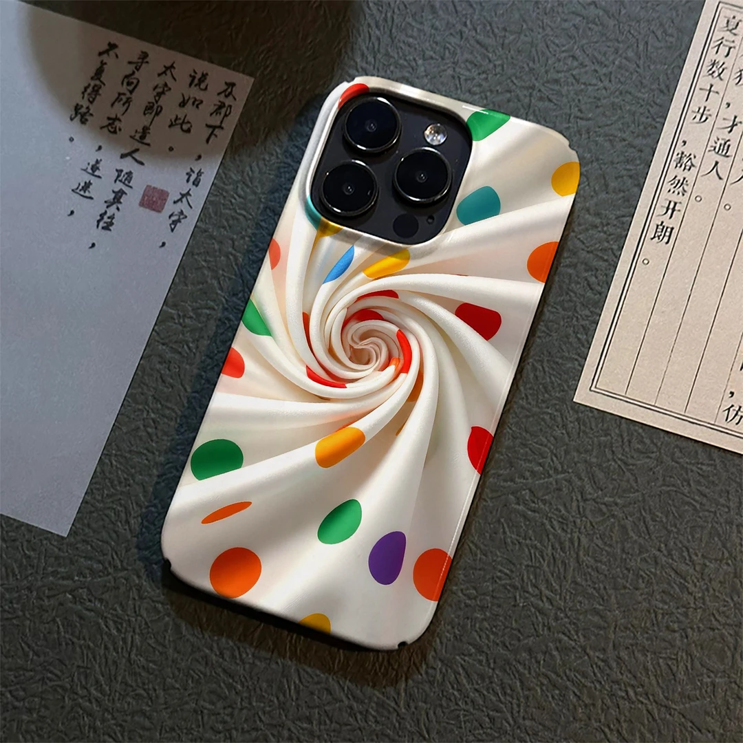 彩色波点菲林适用苹果17promax手机壳iPhone16pro/15/14/13/12/11