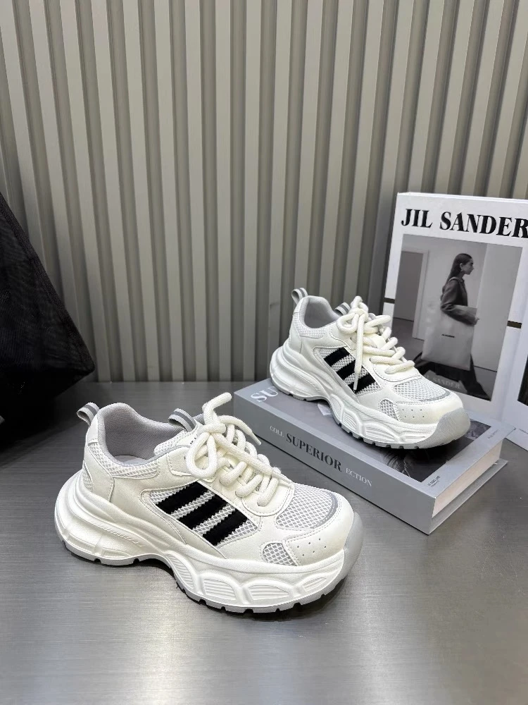 【欧洲站轻奢尾单】313夏款时尚拼色透气舒适单网老爹鞋