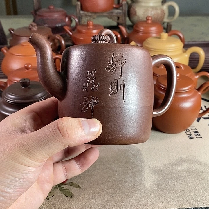 茶壶紫砂紫砂的微瑕