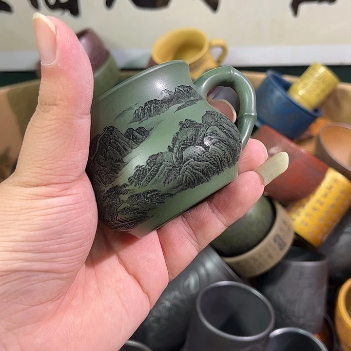 茶杯紫砂全手工紫砂主人杯