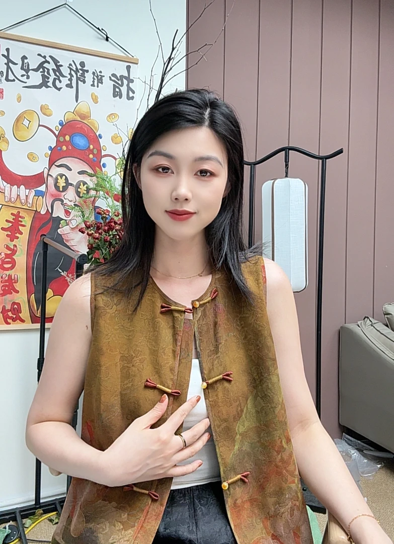 【替代链接】桑蚕丝宽松  马甲   X2502730