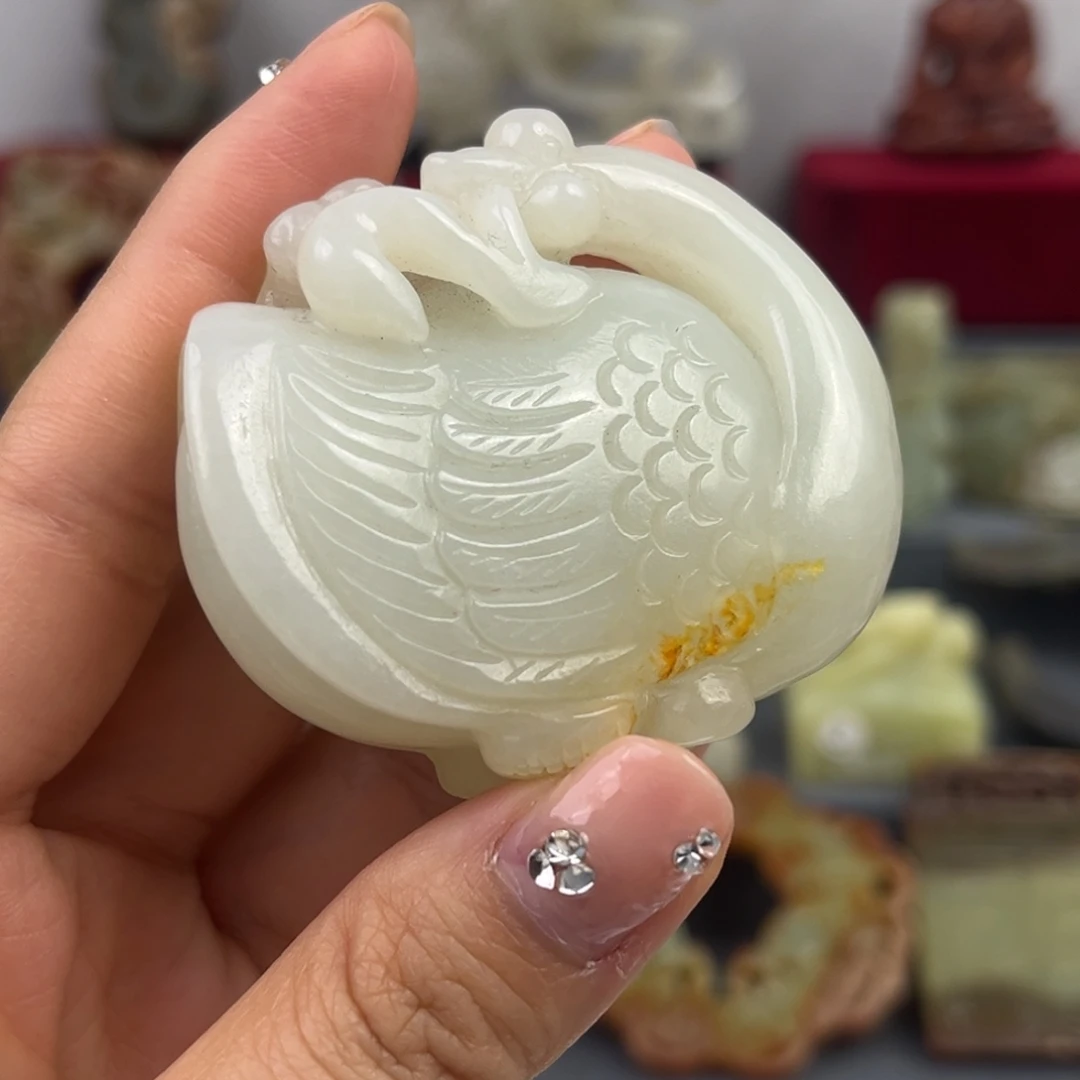 和田玉未镶嵌颈饰鉴古藏珍鉴古藏珍