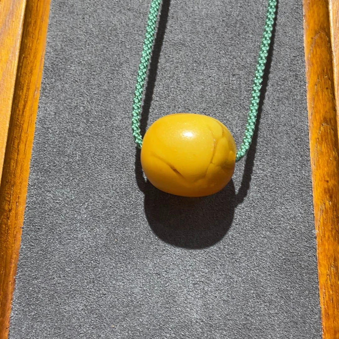 蜜蜡未镶嵌颈饰老蜜蜡枣珠规格20*23