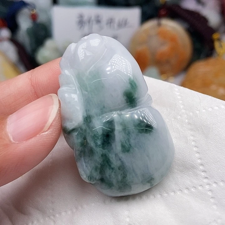 未镶嵌挂件翡翠翡翠