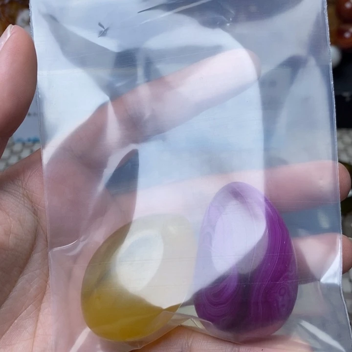 玛瑙/玉髓未镶嵌原石打孔不退不换