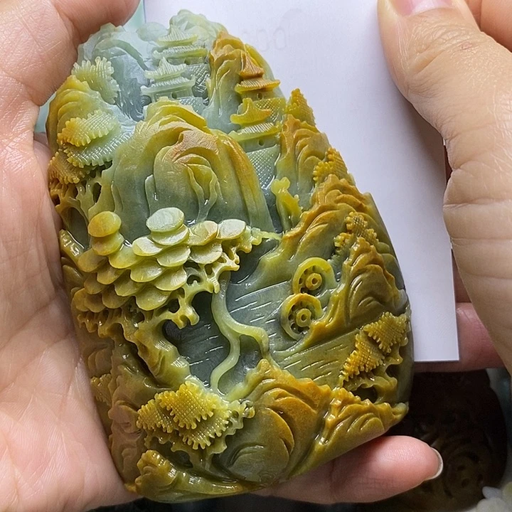 定制翡翠未镶嵌肖****头毛货