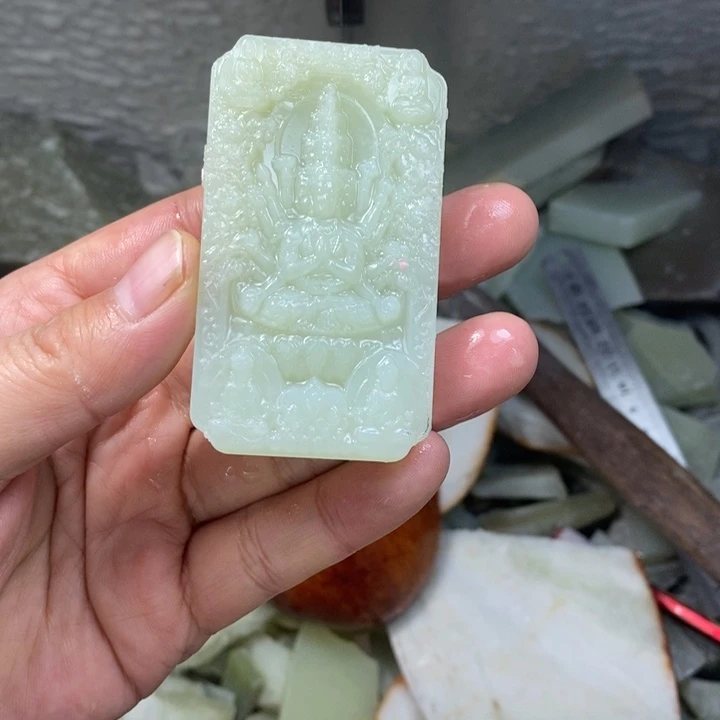 定制和田玉毛货抛光