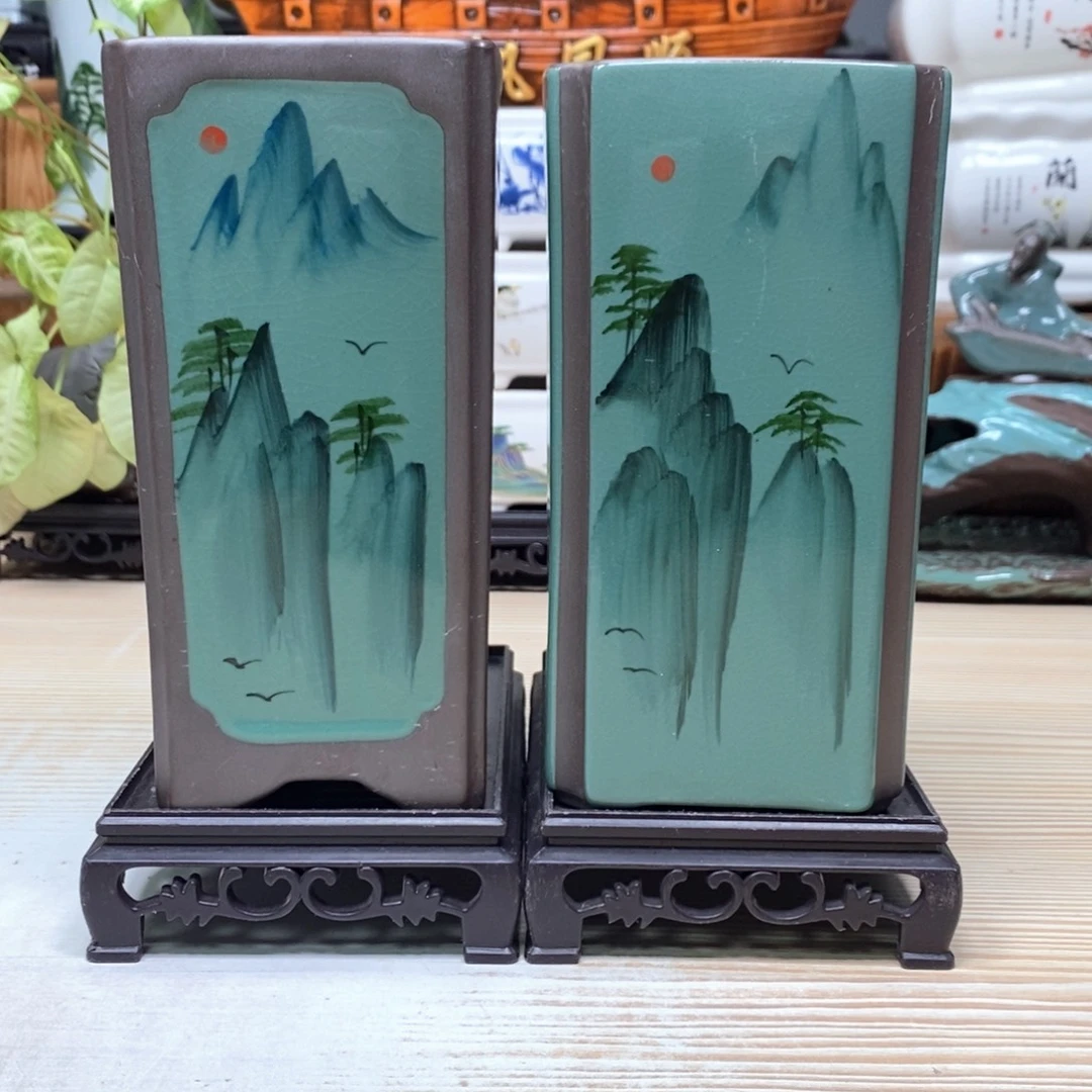 紫砂花盆陶瓷艺术花盆陶瓷