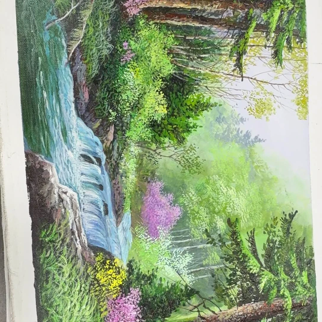 油画在哪呢我想问