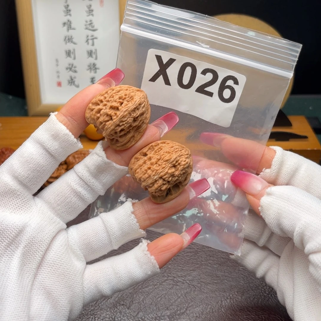 文玩核桃把件29密纹x 026