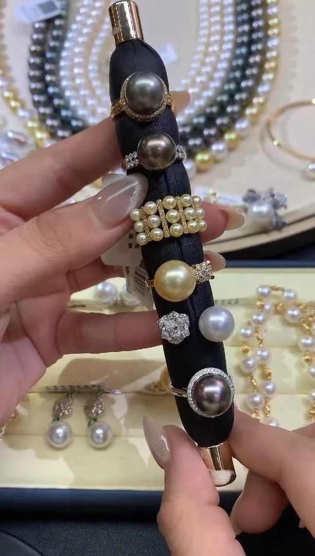 【琪琪臻选】海水珍珠-18k金-多样性发货一件-ZZ18|BZZ5